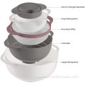 5 Piece Stackable Mixing Bowl Set